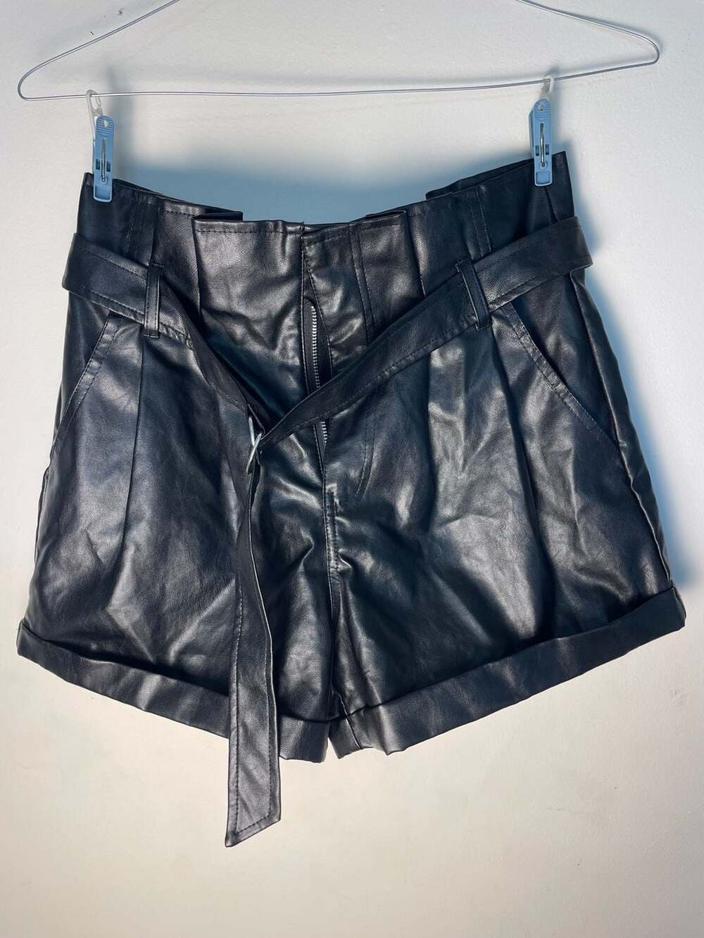 rag & bone Esme Faux Leather Skort Size M